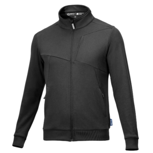 SPARCO GRIT SWEATSHIRT FULL ZIP PLATA